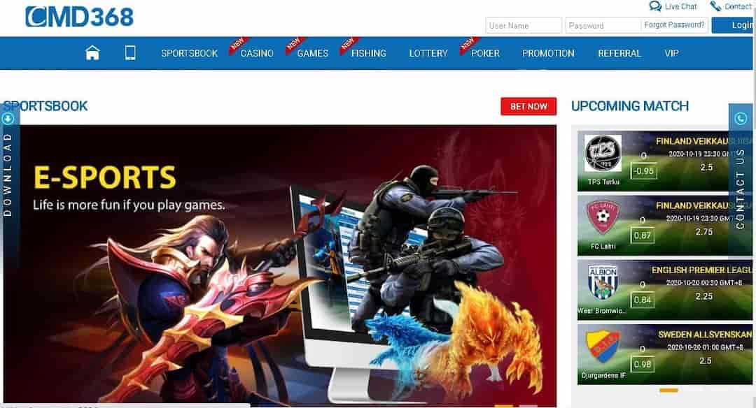 Cmdbet cung ứng cho thị trường nhiều tựa game hot   
