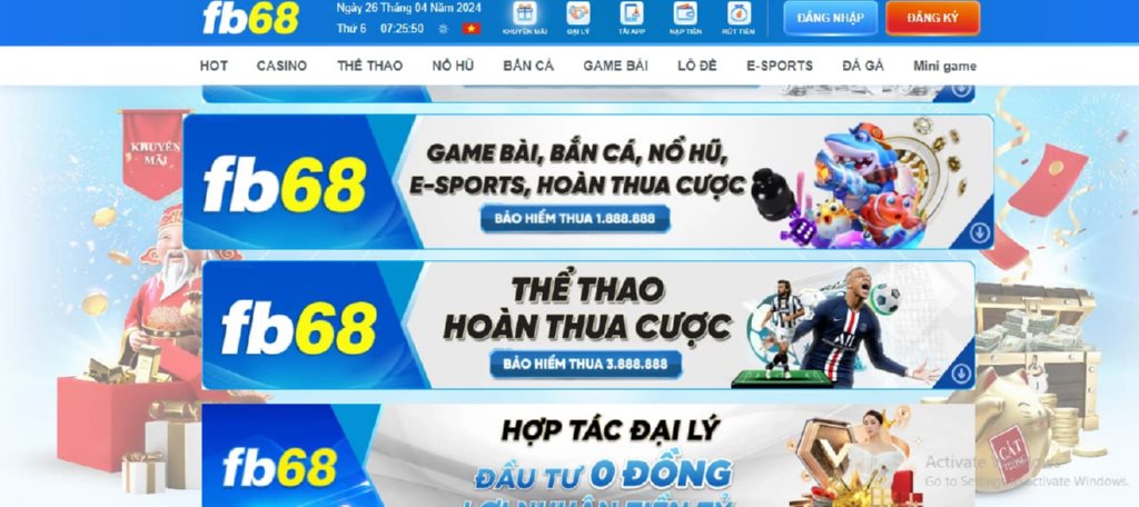 Nhà cái chúng tôi cung cấp liên tục các event 