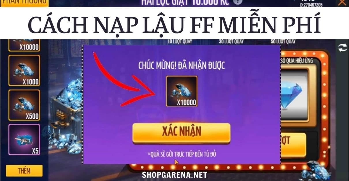 Cach Nap Lau FF Mien Phi