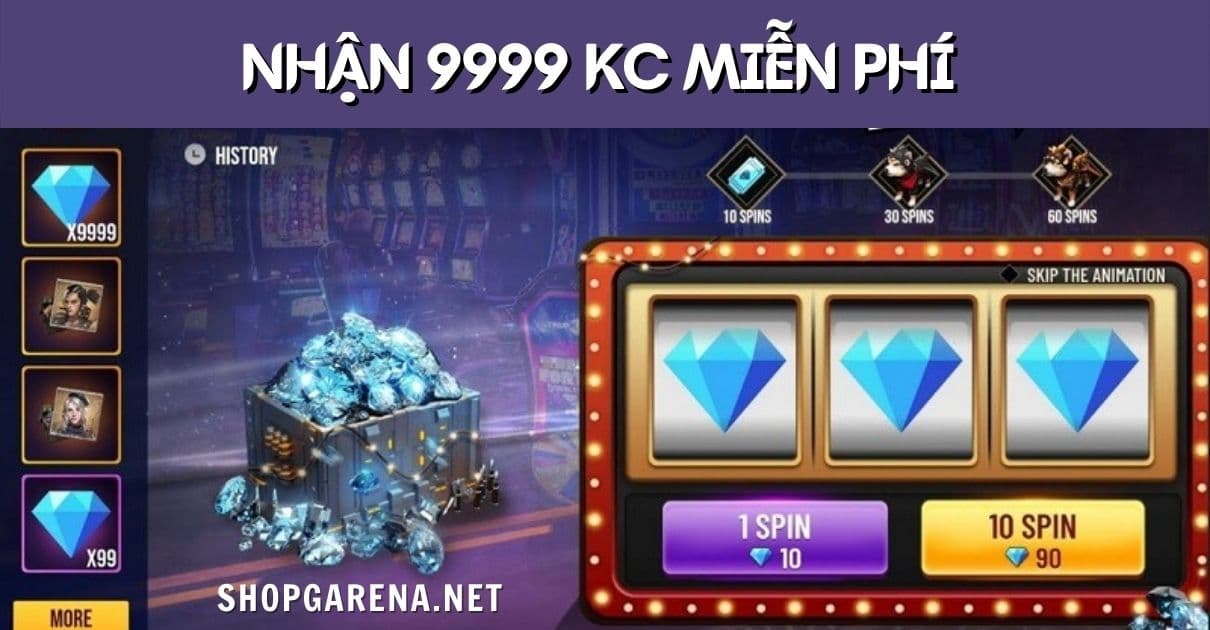 Cách Kiếm Kim Cương Trong Free Fire