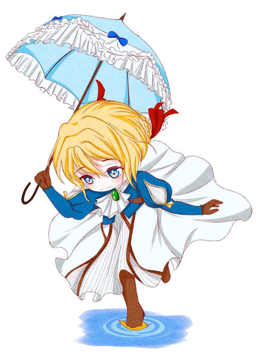 Hình Violet Evergarden chibi mới nhất