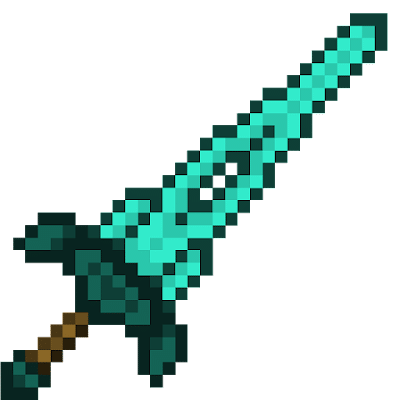 Kiếm kim cương trong Minecraft độc lạ