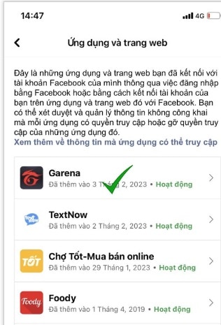 Nhấn vào biểu tượng Garena
