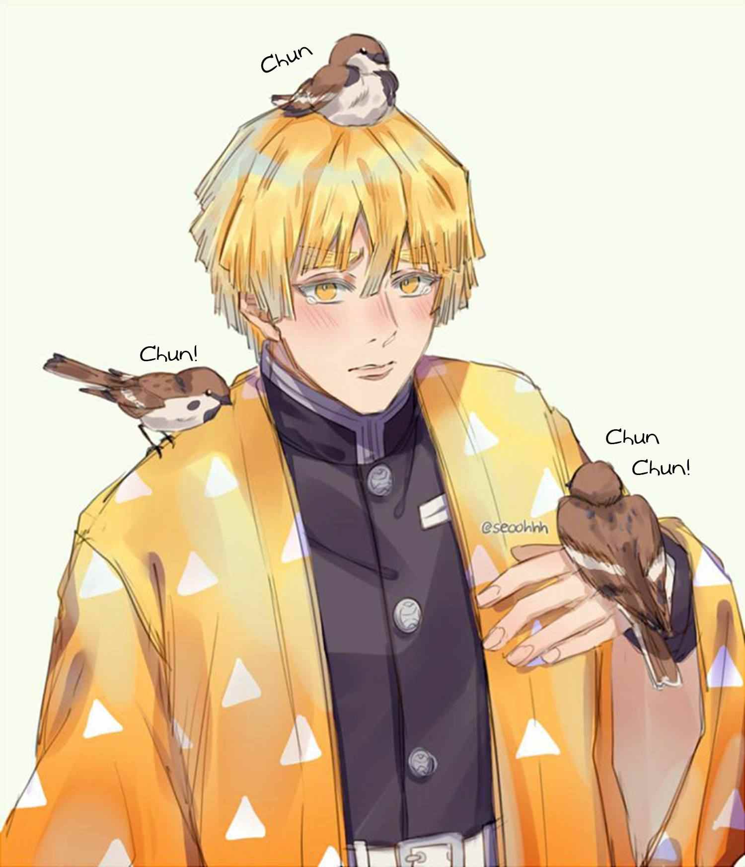Hình Kimetsu Yaiba Zenitsu Đẹp