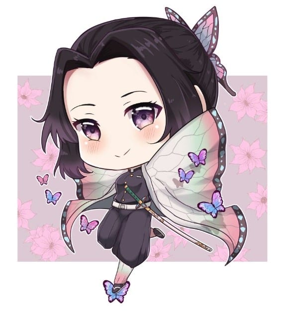Hình Kochou Shinobu dễ thương cute