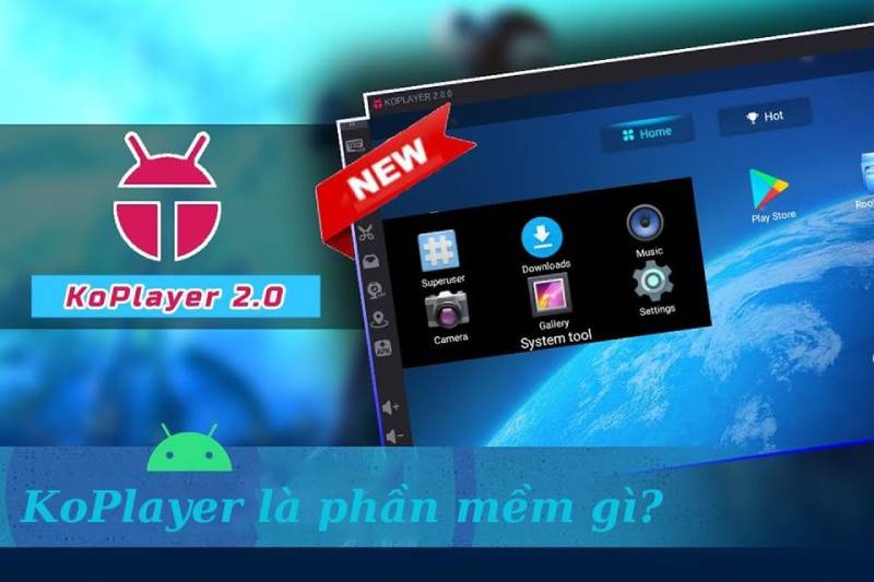 Bước 1: Truy cập web chính thống của phần mềm KoPlayer