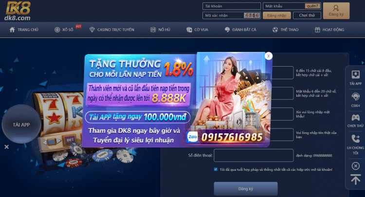Giới thiệu về DK8