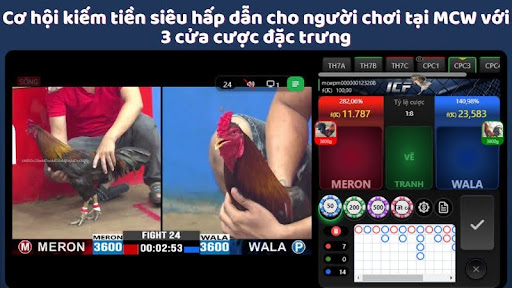 Cơ hội kiếm tiền siêu hấp dẫn cho người chơi tại MCW với 3 cửa cược đặc trưng