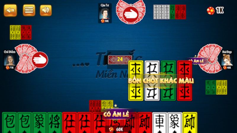Một số kinh nghiệm giúp anh em thắng nhanh khi chơi tứ sắc