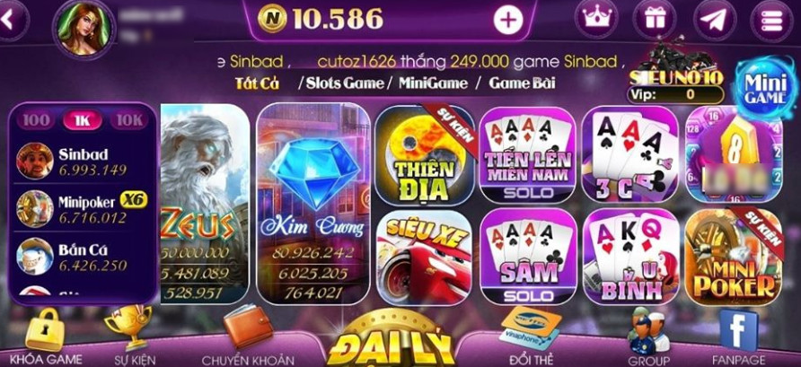Giới thiệu về cổng game Sieuno Club