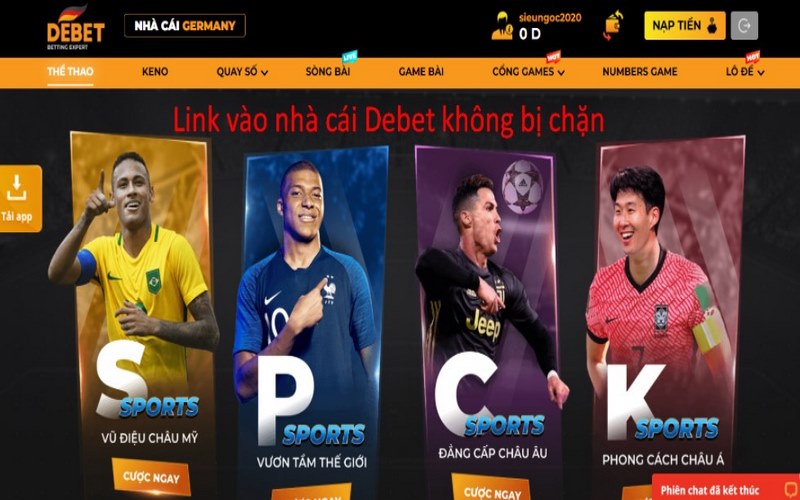 Link Vào Nhà Cái Debet Chuẩn, Không Bị Chặn