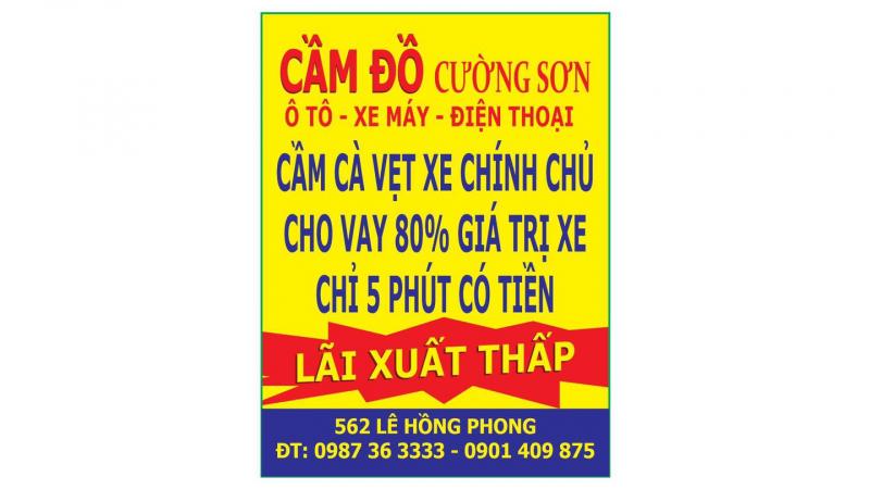 Cầm Đồ Cường Sơn