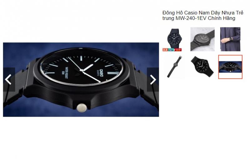 Đồng hồ Casio MW-240-1EV