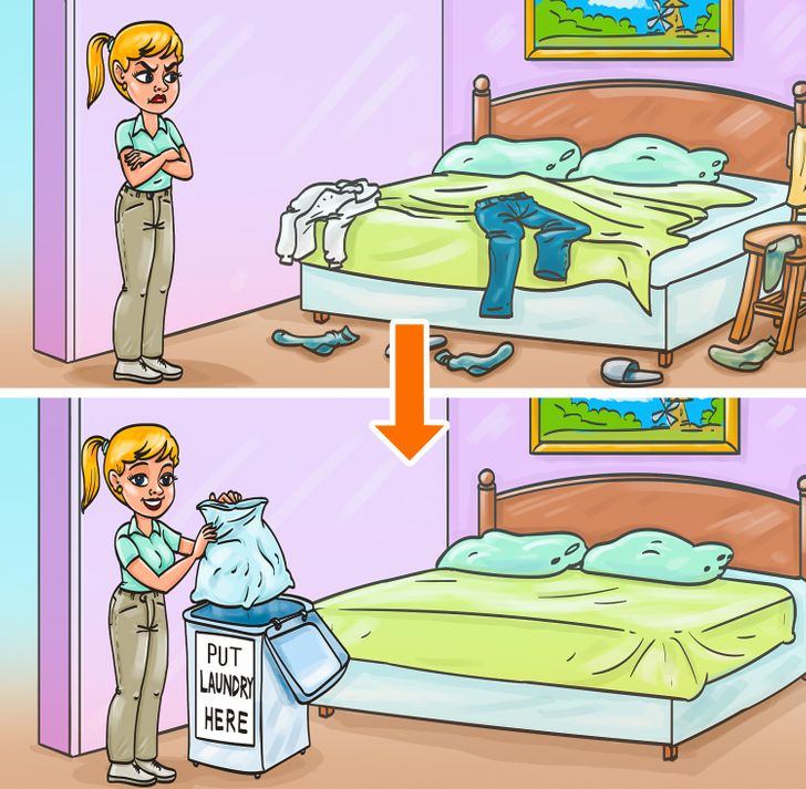 Tập làm quen với thói xấu của nhau